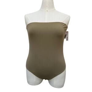 NWT Skims Fits Everybody Strapless Bodysuit Women's Size 4X Green